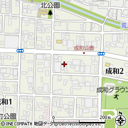 福井県福井市成和周辺の地図