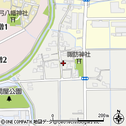 福井県福井市印田町2-37周辺の地図