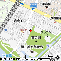 福井県福井市豊島周辺の地図