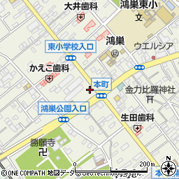 成田　本店周辺の地図