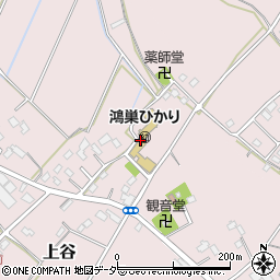 埼玉県鴻巣市上谷1950周辺の地図