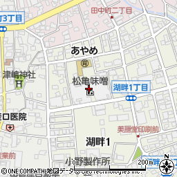 松亀味噌株式会社周辺の地図