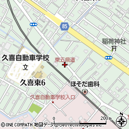 東五県道周辺の地図