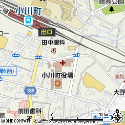 小川町民会館（リリックおがわ）周辺の地図