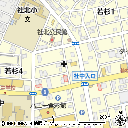 福井県福井市若杉周辺の地図