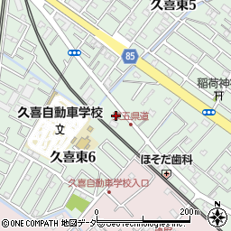 森川部品株式会社　久喜営業所周辺の地図