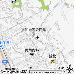 長野県諏訪市大和周辺の地図