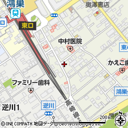ニッポンレンタカー鴻巣営業所周辺の地図