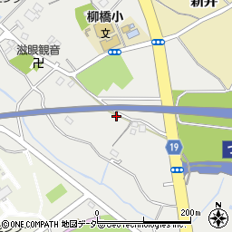 茨城県つくば市柳橋周辺の地図