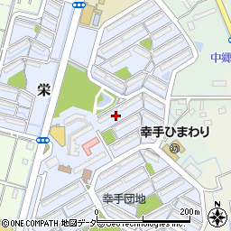 埼玉県幸手市栄周辺の地図