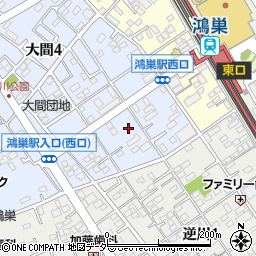 大栄パーク鴻巣駅西口１日貸大栄駐車場周辺の地図