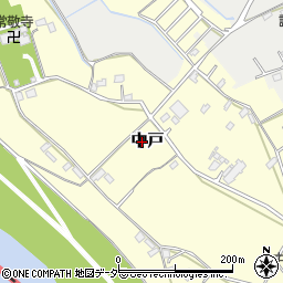 千葉県野田市中戸周辺の地図