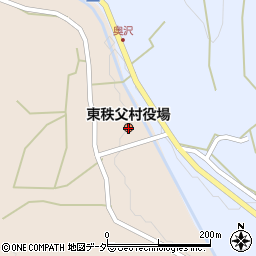 東秩父村役場　教育委員会周辺の地図