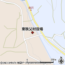 東秩父村役場　産業建設課周辺の地図