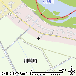 茨城県常総市川崎町乙134-2周辺の地図