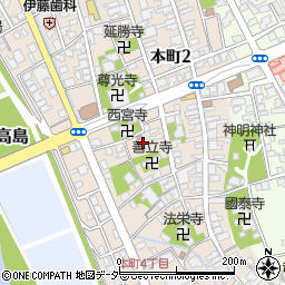 福井県勝山市本町3丁目周辺の地図