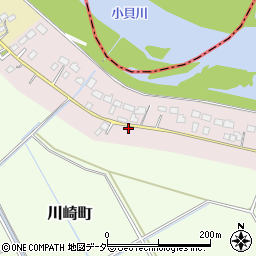 茨城県常総市川崎町乙周辺の地図