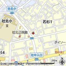 シャトレーゼ　福井若杉店周辺の地図