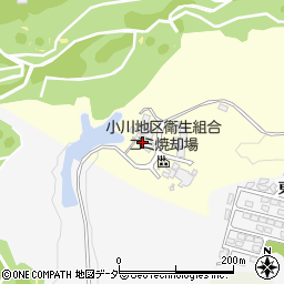 小川地区衛生組合ゴミ焼却場周辺の地図