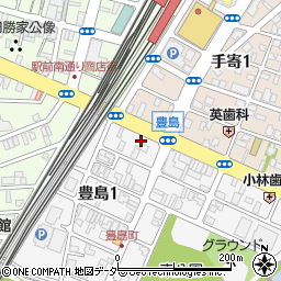 鮎川理髪店周辺の地図