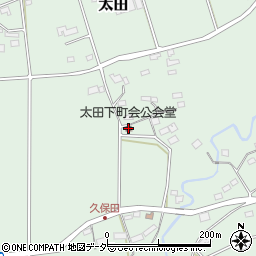太田下町会公会堂周辺の地図