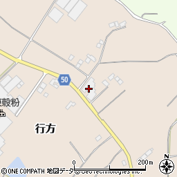 茨城県行方市行方2141周辺の地図