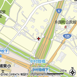 茨城県土浦市永国169周辺の地図