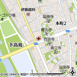 勝山郵便局周辺の地図