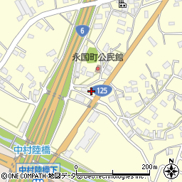 茨城県土浦市永国264周辺の地図