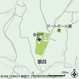 金仙寺周辺の地図