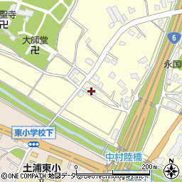 茨城県土浦市永国177周辺の地図