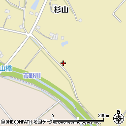 埼玉県比企郡嵐山町杉山832周辺の地図