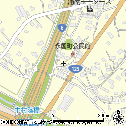 茨城県土浦市永国256-6周辺の地図