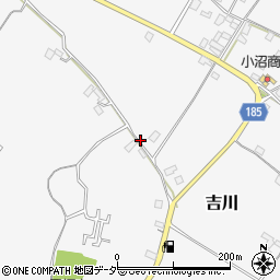 茨城県行方市吉川周辺の地図