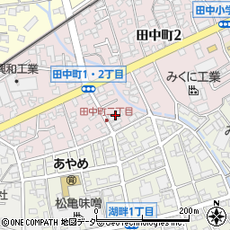 田中線市営住宅周辺の地図