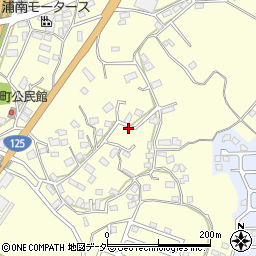 茨城県土浦市永国周辺の地図
