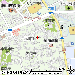〒911-0804 福井県勝山市元町の地図