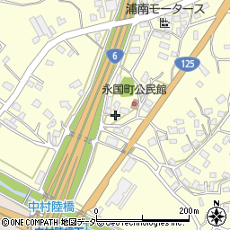 茨城県土浦市永国259-3周辺の地図