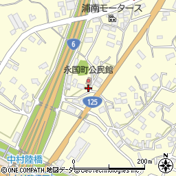 茨城県土浦市永国261周辺の地図