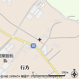 茨城県行方市行方2155周辺の地図
