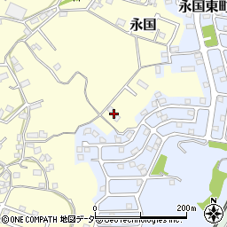 茨城県土浦市永国553-7周辺の地図
