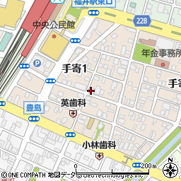 福井新聞福井駅東販売店周辺の地図