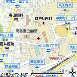 岡谷総郷会館周辺の地図