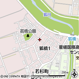福井県福井市狐橋周辺の地図