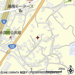 茨城県土浦市永国520周辺の地図