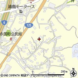 茨城県土浦市永国520周辺の地図