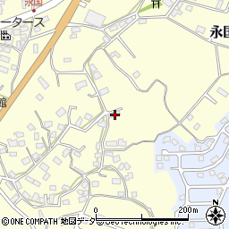 茨城県土浦市永国594-1周辺の地図