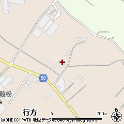 茨城県行方市行方2154周辺の地図