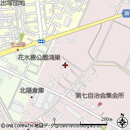 埼玉県鴻巣市上谷1626周辺の地図