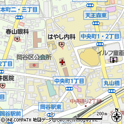 日本年金機構岡谷年金事務所周辺の地図